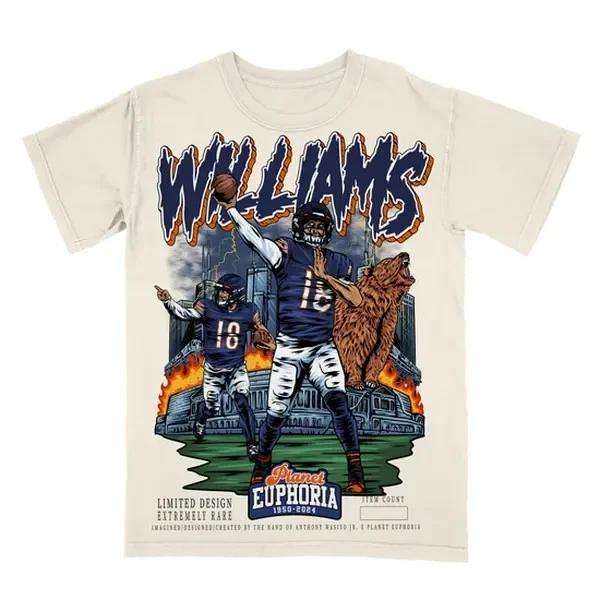 Caleb Williams Black Tee M