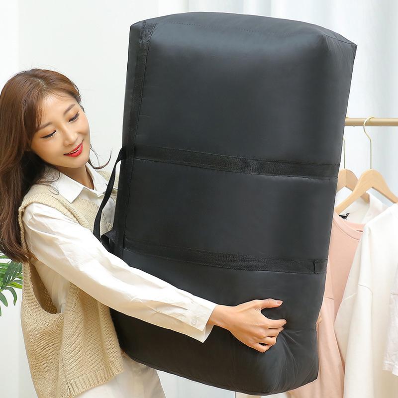 Reusable Waterproof Moving Bag Extra Large Laundry Storage Packing Tote for Grocery Shopping Camping College Dorm Room