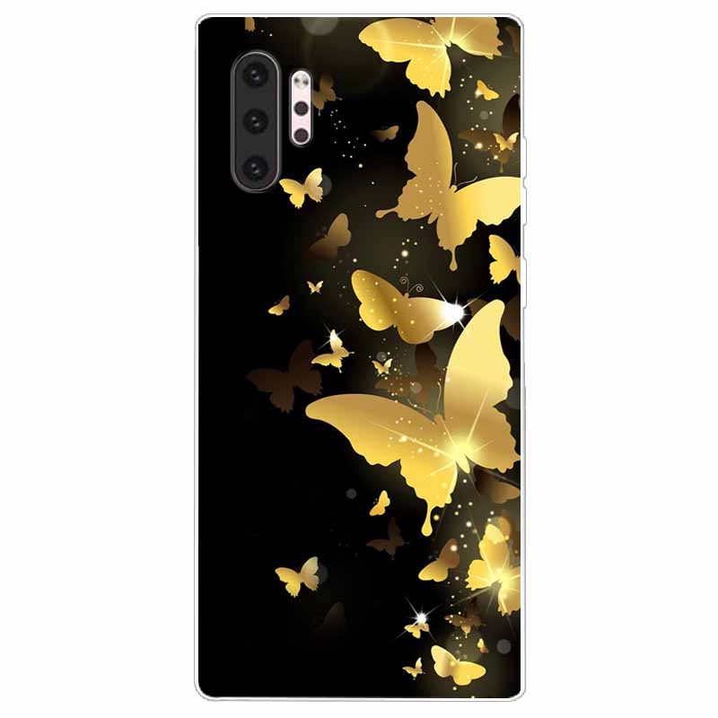 Phone Case For Samsung Note 10 Pro Plus Cover Note10 Silicone Soft Painted Wolf Coque for Samsung Galaxy Note 10 Lite TPU Bumper