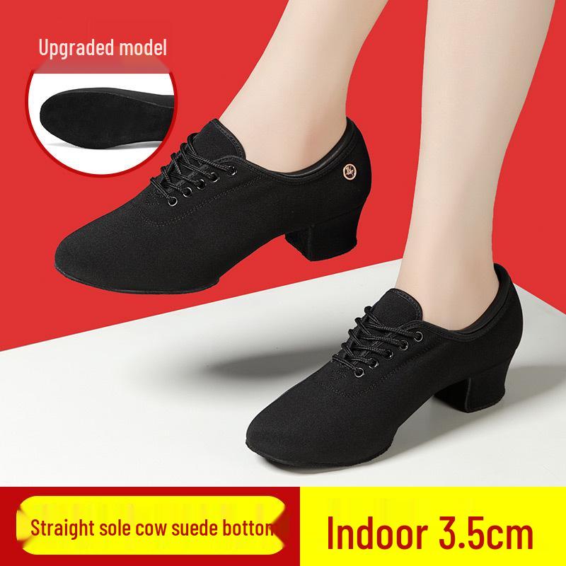 Women's Latin & Ballroom Dance Shoes - Soft Sole, Breathable, Lightweight, Ideal for Teachers, Training & Square Dance.