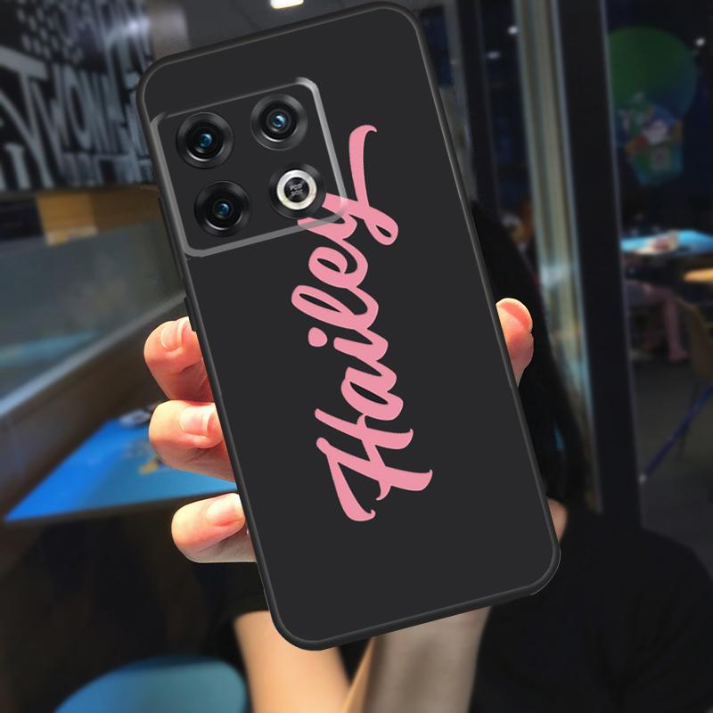 Custom Name Personlized Signature Funda For Oneplus 8T 10T 9R 9RT Ace 8 9 10 Pro Case For Oneplus Nord 2T N10 N20 CE 2 Lite