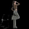 Women's 2026 Vintage High-Waisted Ripped Straight-Leg Jeans - Summer Slimming Wide-Leg Fit