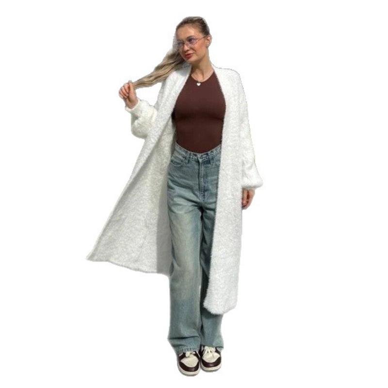 

Women Coat Knit Loose Sweater One size fits all