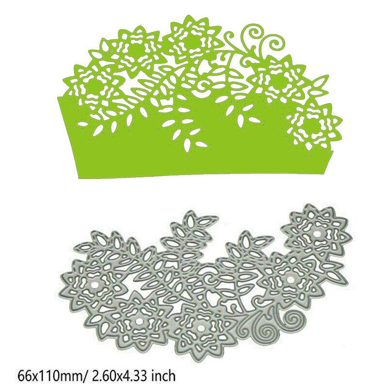 Kovová šablona Řezací formy Krajka z travní révy DIY Scrapbookingové album Papírová karta Embosování Řemeslná dekorace Umění Vyřezávaná Ratan