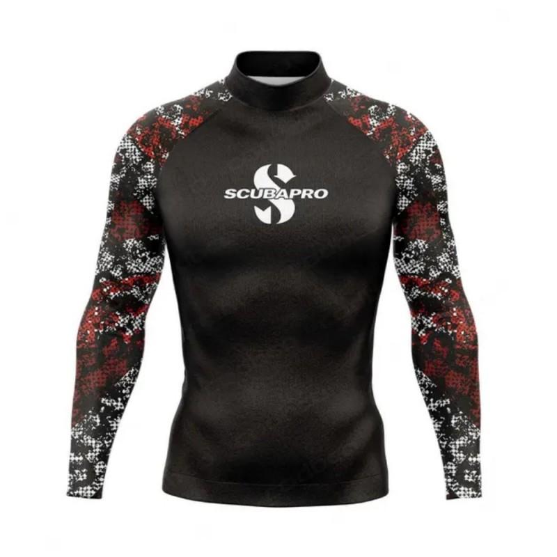 Men Women Quick Dry Rash Guard Long Sleeve UV Protection Swim Shirt Surfing Snorkeling Diving Summer Water Sports