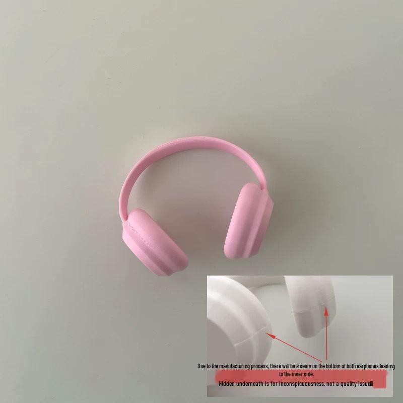 Cross-Generational Labubu 17CM 3D Printed Earphone Pendant with Rainbow Earphones