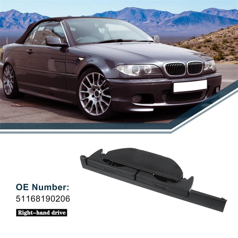

Car Rear Cup Holder Bracket Dual Hole Plastic Center Console Cup Holder Replacement Auto Accessories For Bmw E39 1997-2003 one size чёрный