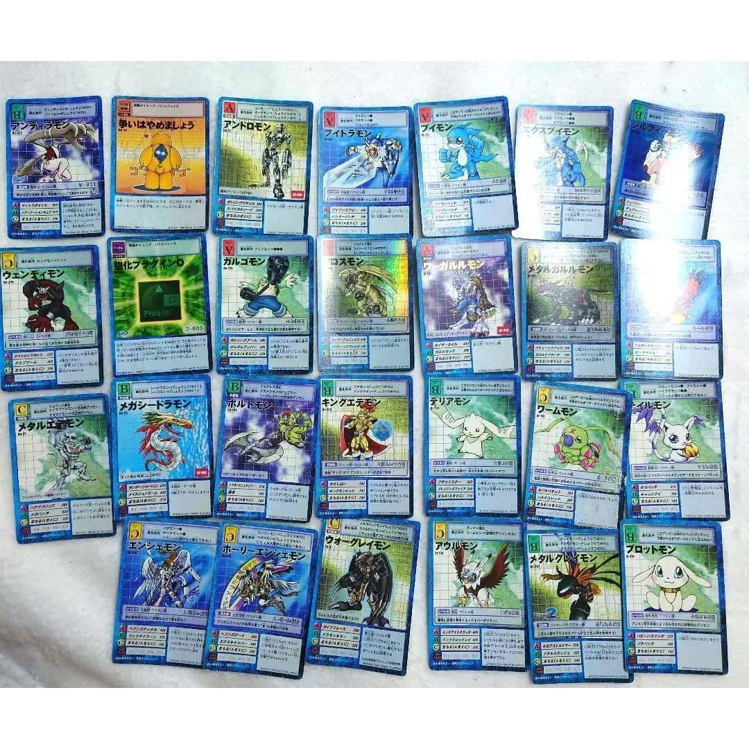 Used Old Digimon Card Game Summary Greymon Garurumon 28 cards Rare