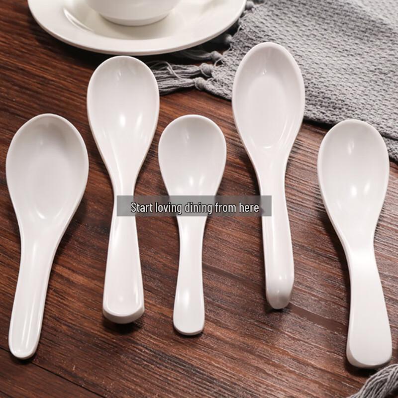 A5 Melamine Durable Soup Spoon
