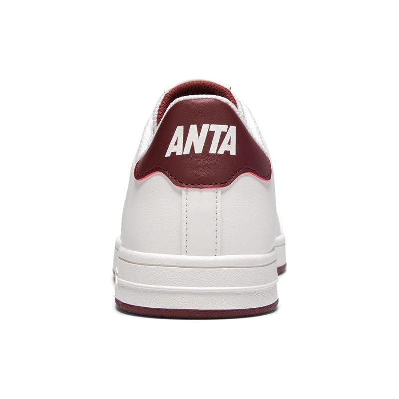 Anta Classic Textile, Synthetic Leather Comfortable Slip Resistant Abrasion Resistant Low top Skateboard Shoes Men's Sneakers 912348067-4