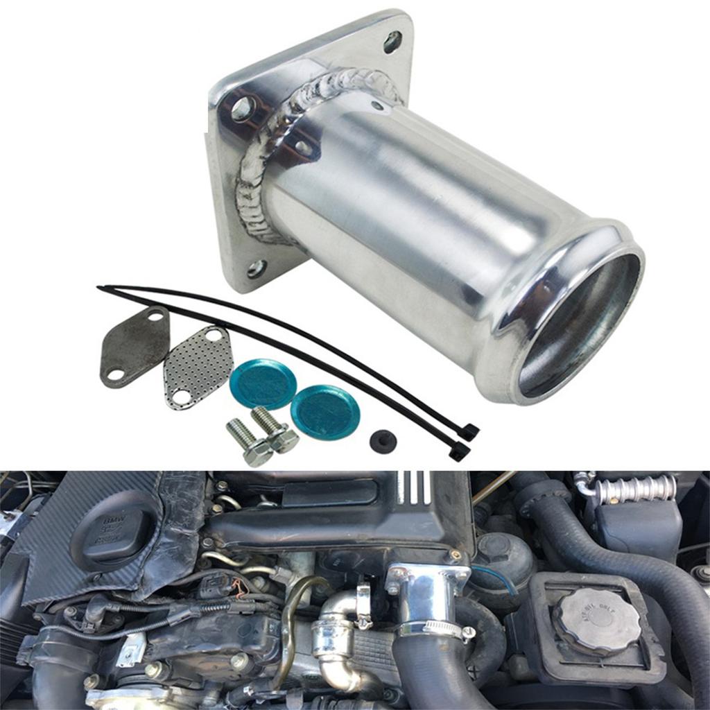 Modified auto parts exhaust gas circulation disassembly pipe is suitable for  E46 318d 320d 330d