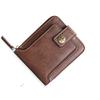 Men'S Short Wallet European And American Fashion Retro Multi-Functional Wallet
