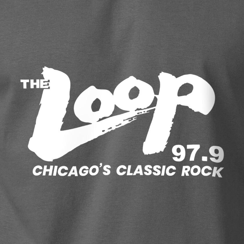 

THE LOOP Chicago Classic Rock Radio Station 97.9 FM on S-6XL Tee Unisex T-Shirt M