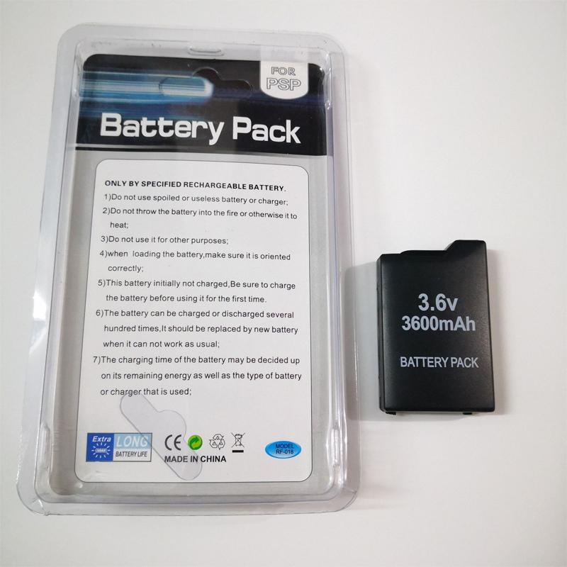 Neue 3,6V 3600mAh Li-Ionen-Akku für Sony PSP1000 PSP-110 Spielkonsole Lithium Eingebauter Host-Akku PlayStation Portable Gamepad