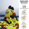 Goofy'S Dynamic Poses Flannel Blanket Super Soft Warm Cozy Blanket For Sofa Bed Office Travel Allseason Home Decor Gift