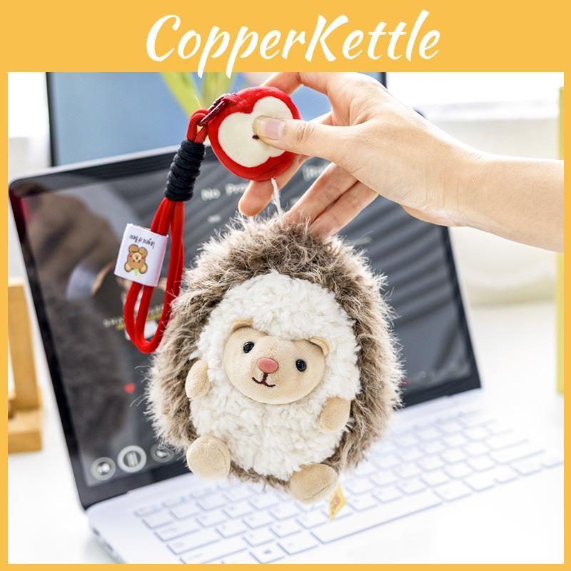 Hedgehog Apple Cute Cartoon Animal Plush Doll Pendant For Decoration Bag
