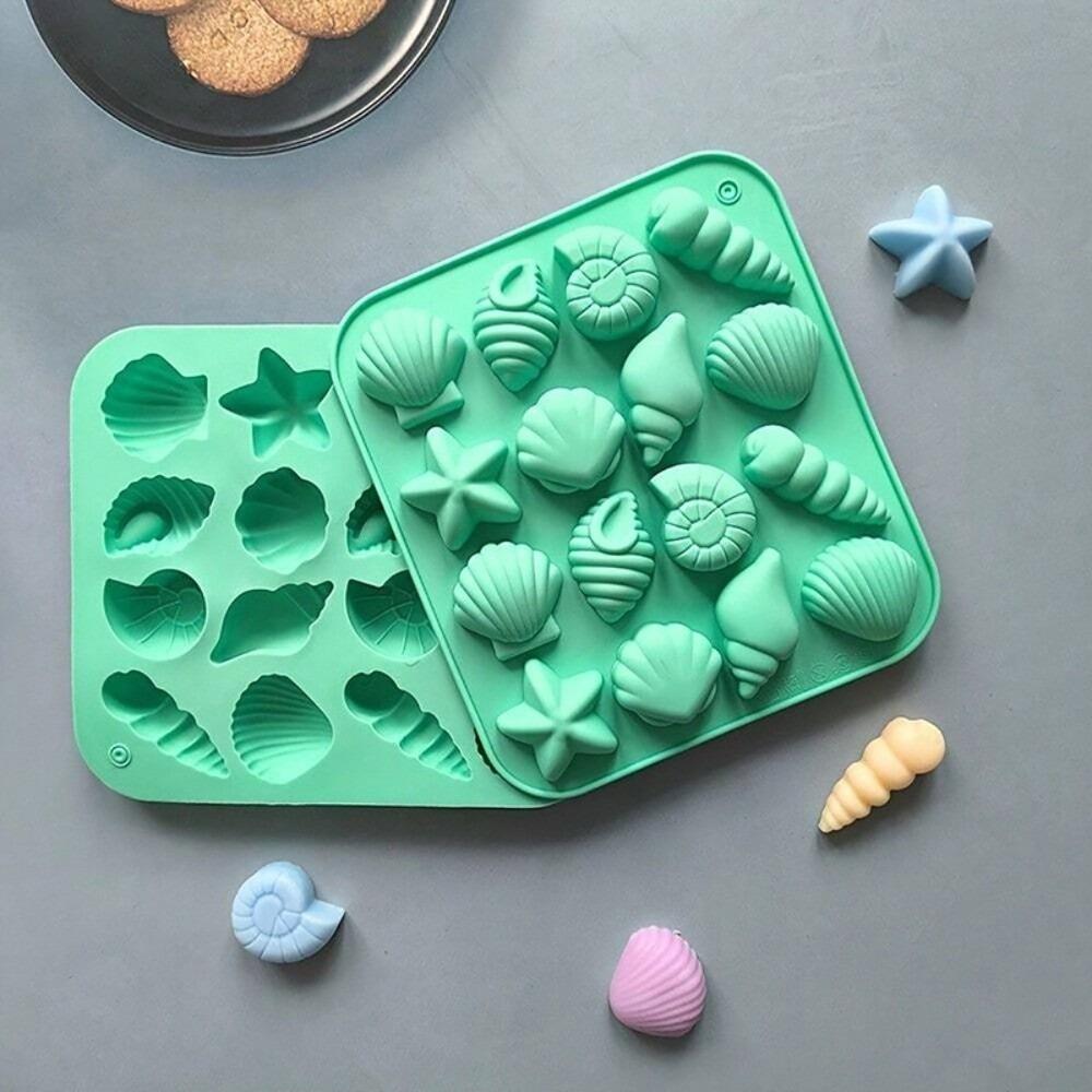 Silicone Material Ocean Themed Molds Multi-Cavity Design Starfish Candy Mold  Party Treats