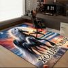 1PC Custom Name Equestrian Sunset Majesty Theme Floor Mat Ideal for Living Room, Game Rooms, Office, Bedroom,Floor Mat Playful Design