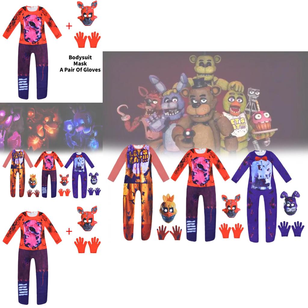 Παιδική στολή Role Play Five Nights At Freddys από υλικό Milk Silk για εκδηλώσεις