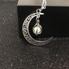 Fashionable Moon Pendant Luminous Necklace Punk Retro Gothic Women's Necklace
