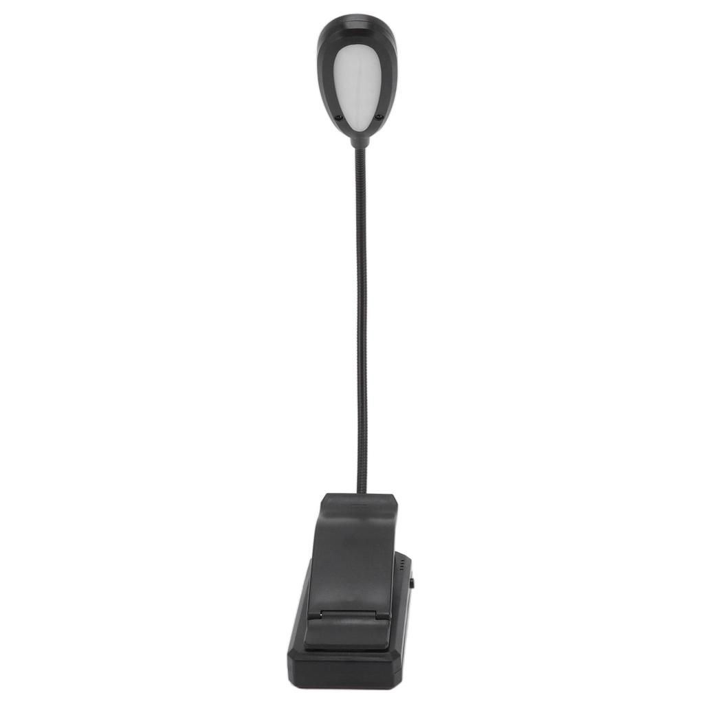 Clamp Desk Lamp 360 Degrees  Rotation 3 Color Temperature 5LEDs Clip Work Light for Reading Study College Dorm Office