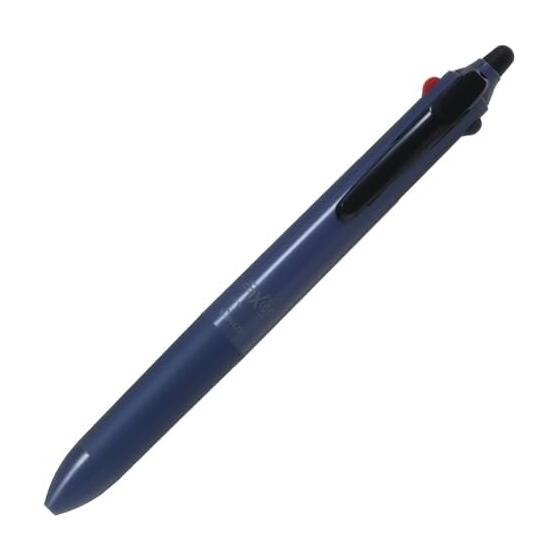 PILOT Frixion Ball Switch Frixion Ink 0.5mm (Black, Red, Blue) + Oil-based Ink 0.7mm (Black) Navy LB31FBS2NV Erasable 3 Color Ballpoint Pen +