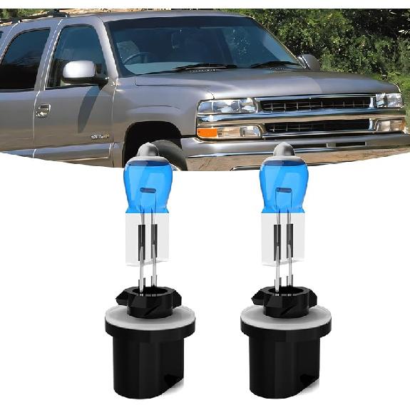 Halogen Headlights Fit For Chevrolet Chevy Tahoe 2000-2006 Headlight Bulbs,9005/HB3/H10 High Beam+ 9006/HB4 Low Beam+ 880/881/H27 Fog Light
