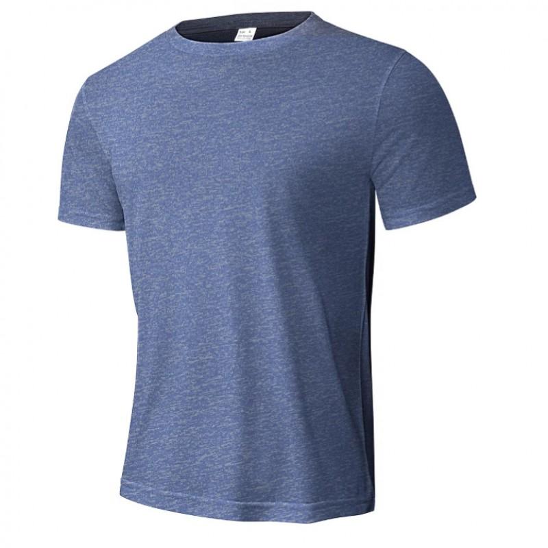 Mens Breathable Slim Fit Crew Neck T-Shirt Gym Running Casual Wear Youth Active Lifestyle