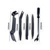 5Pcs Non-Scratch Plastic Car Trim Removal Tool Set For Interior Door Panel/Clip/Fastener Vehicle Repair Accessory
