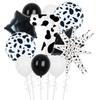 Animal Pattern Cow Pattern Series Printed Latex Ball Digital Column Explosion Star Balloon Children's Birthday Party Decoration