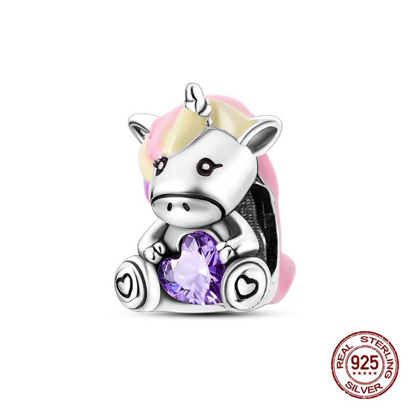 Originale Eulenperlen, 100 % Kupfer, Glückskatzen-Elefanten-Anhänger, passend für Originalarmbänder, DIY-Schmuckherstellung, Geschenk für Frauen