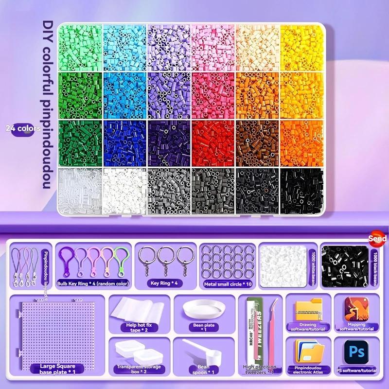 

Hamma Bead Model Colored Bead Iron Bead Decorative Painting Diy Model Melt Bead Nail Board Painting Decor For Children Adults