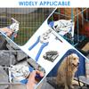 New Hog Ring Plier Tool Carbon Steel Snap Ring Pliers with 1800Pcs M Nail Clips Staples Chicken Mesh Cage Wire Fencing Hand Tool