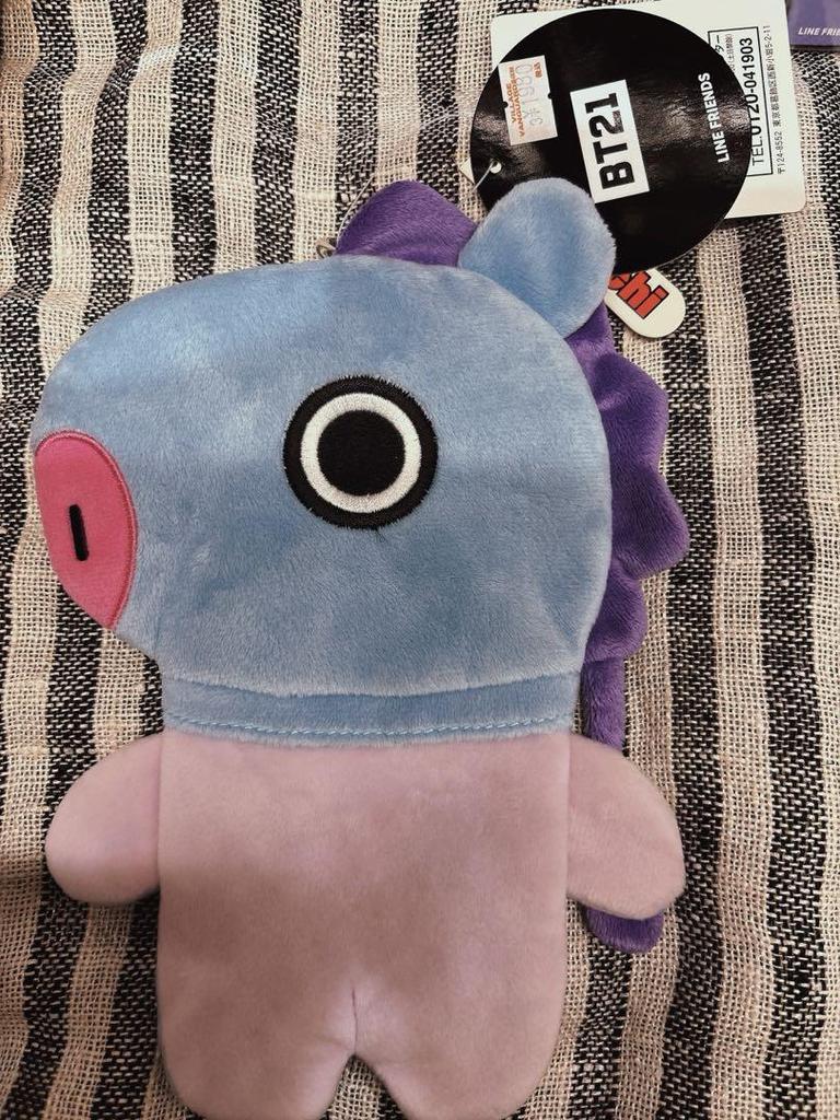 [USED] BT21 BTS pencil case pouch with tag