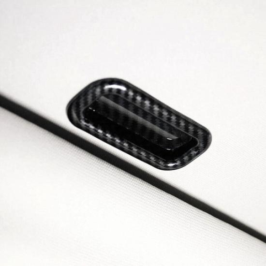 For 11- Chrysler 300/Charger Carbon Interior Roof Sun Roof Handle Cover Trim