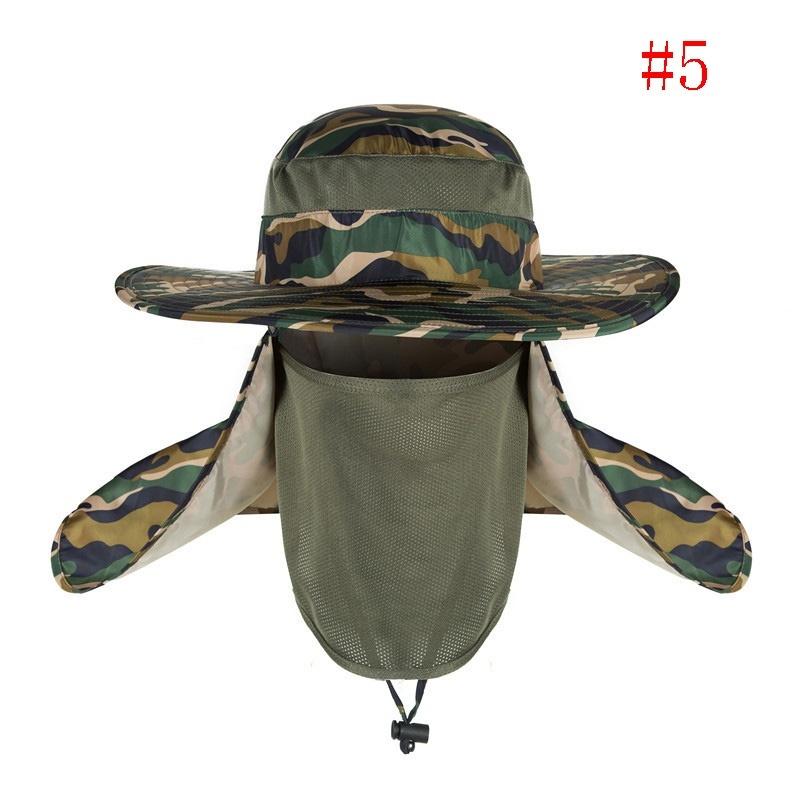 

Унисекс шляпа для активного отдыха на открытом воздухе для рыбалки и походов с защитой от ультрафиолета, солнцезащитный кепка для лица и шеи, водонепроницаемая и быстросохнущая шляпа для рыбалки 5
