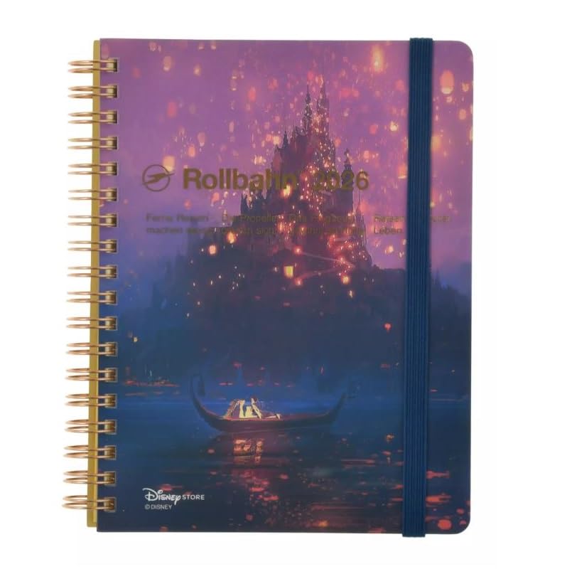 

[Delfonics] Рапунцель и Флинн Райдер, Паскаль Роликовый Ежедневник L Планировщик 2026 (Рэйва 8) Рапунцель Понедельник Старт Дисней Стор