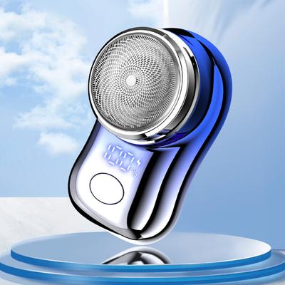 Elektrorasierer mit Akkuanzeige Tragbarer Elektrorasierer Bartschneider Geschenke für Männer/Vater/Ehemann/Freund