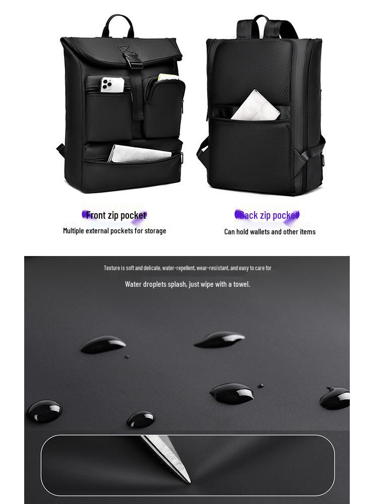 2025 Men's Large Capacity Casual Laptop Backpack for College and Commuting