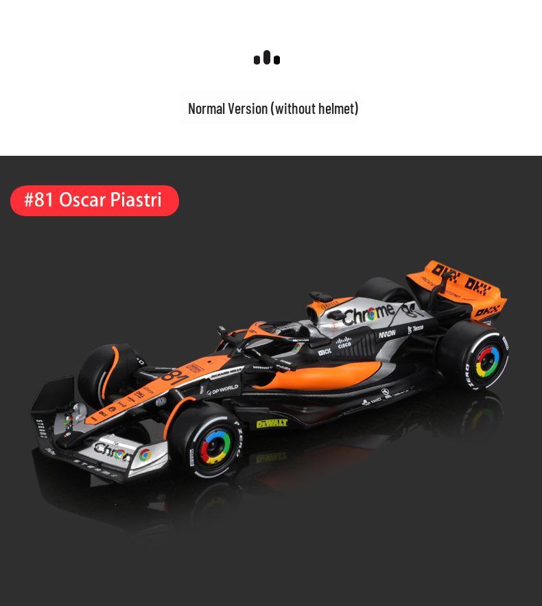 Bimeigao 1:43 McLaren MCL60 2023 F1 Racing Alloy Car Model