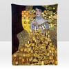 Künstler GKlimt Kunstdecke Weiche Flanelldecke für Bett Schlafzimmer Sofa Picknick Überwurf Hautfreundlich Atmungsaktiv Geschenkbezug