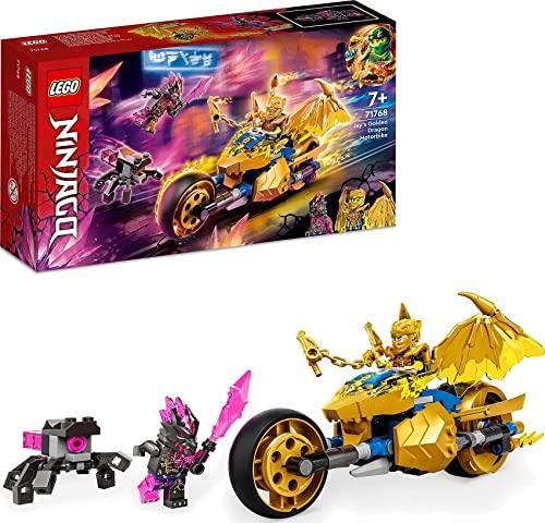 LEGO Ninjago Jay's Golden Dragon Bike 71768, Toy, Building Blocks, Gift, Ninja Bike, Boys, Ages 7 and Up