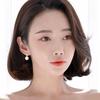 14K Gold Filled Pin Pentas Women's Daily Simple Pearl Earrings