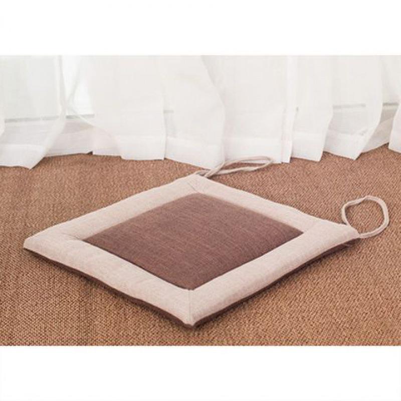 Four Seasons Linen Chair Cushion: New Chinese Style for Tea, Mahjong, Computer, Crescent, or Dining Chairs.