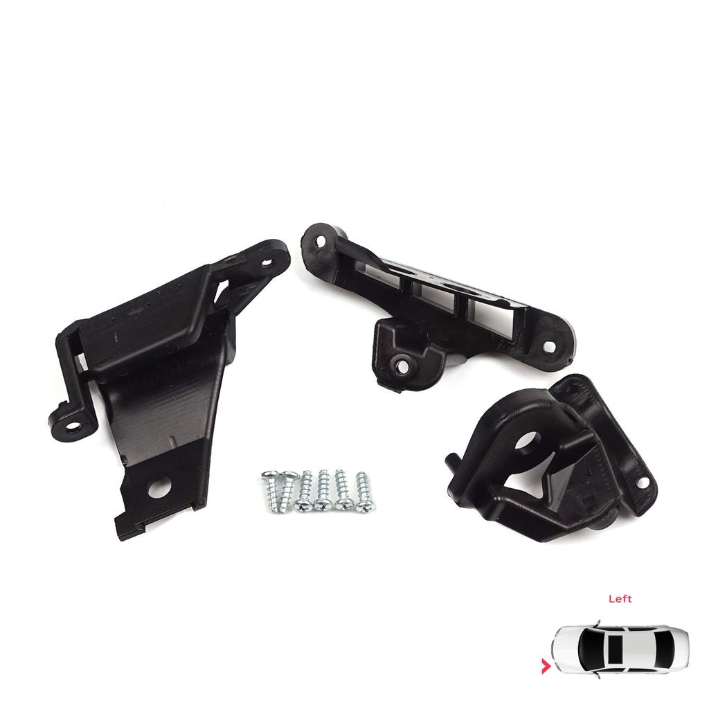 BHL512 Headlight Holder Mount Repair Bracket Tab Set Left Side for Peugeot 308 MK1 HB SW CC RCZ 408 T7 6212E3