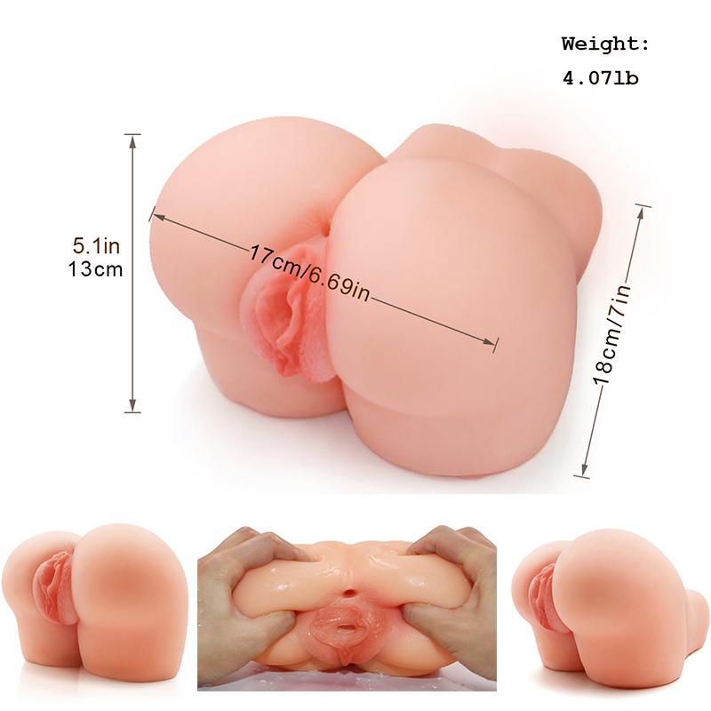 Super Realistic Big Ass Male Masturbator Artificial Women Vagina Masturbator 3D Sex Doll For Man Adult Sex Toys Masturbator