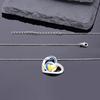 New Heart-shaped Volleyball Necklace European and American Fashion Versatile Sports Accessories Pendant