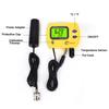 2 In 1 Portable High Precision Temperature PH Tester Meter Water Quality Analyzer Monitor220V EU Plug