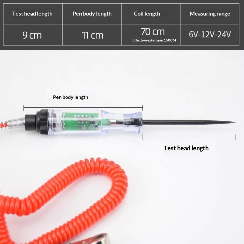 Multifunctional Car Circuit Tester Pen 9V-48V Digital Voltage Detector Auto Diagnostic Test Probe Tool