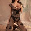 Sexy Lingerie Super Fire Multicolor Erotic Lingerie Fabric Sexy Women's Fun Underwear Fishing Net Pudding Trouser Leg Ring Neck Ring Mesh